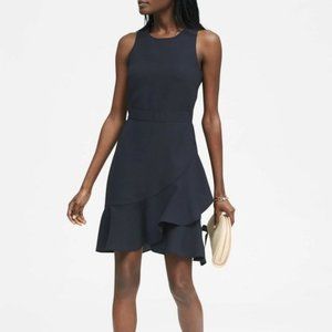 Banana Republic Ruffle Wrap Racerback Dress